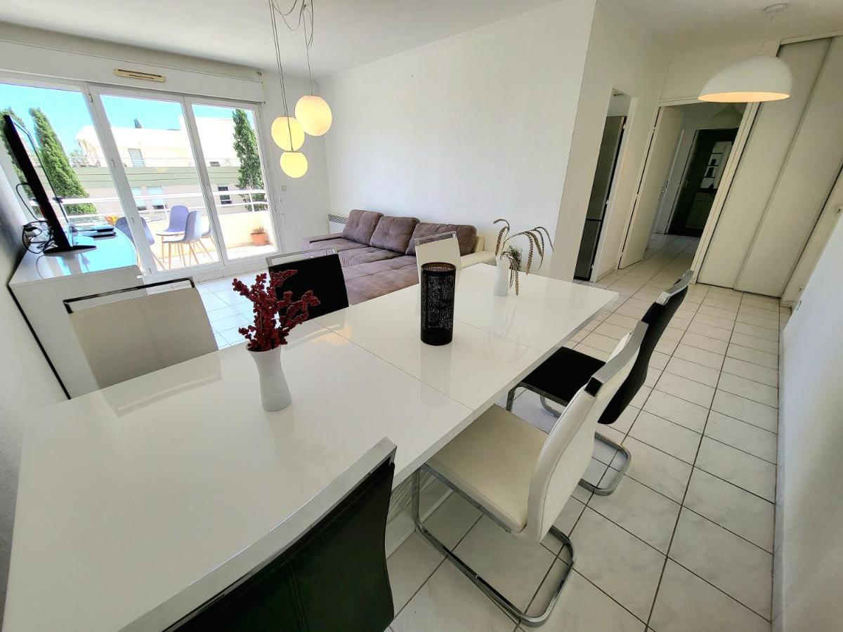 Appart Luxueux 3 Pieces, Piscine, Mer, Terrasse Cannes Exterior photo