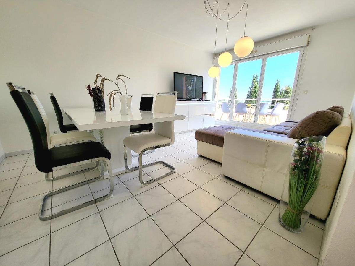 Appart Luxueux 3 Pieces, Piscine, Mer, Terrasse Cannes Exterior photo